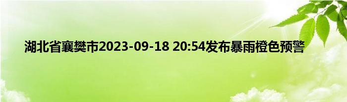 湖北省襄樊市2023