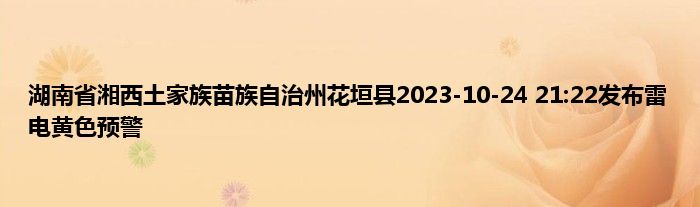 湖南省湘西土家族苗族自治州花垣县2023