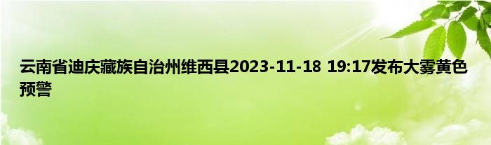云南省迪庆藏族自治州维西县2023